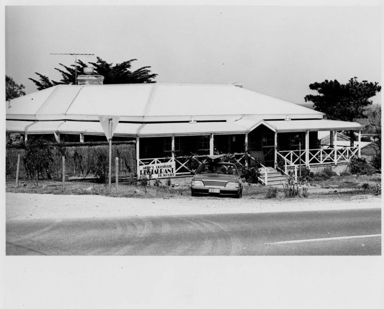 Aireys Inlet- _The Light House Restaurant_, rebuilt after the Ash Wednesday fires (16_ 2_1983). Photo taken 25_ 2 _1986 - Keith Cecil Collection